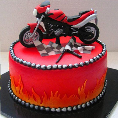 Торт красный мотоцикл купить - казань.сладкоежкин.рф